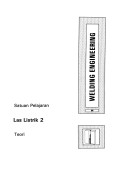 Welding Engineering: LAS LISTRIK 2 (Teori)