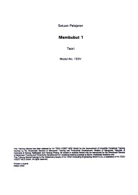 Mechanical Engineering: MEMBUBUT 1 (Teori)